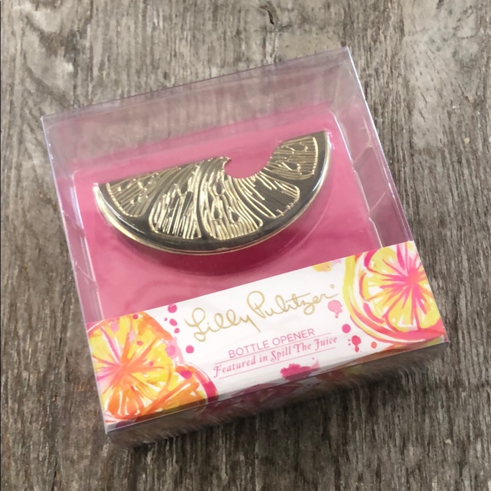 🍋Lilly Pulitzer Bottle Opener ‘Spill The Juice’
